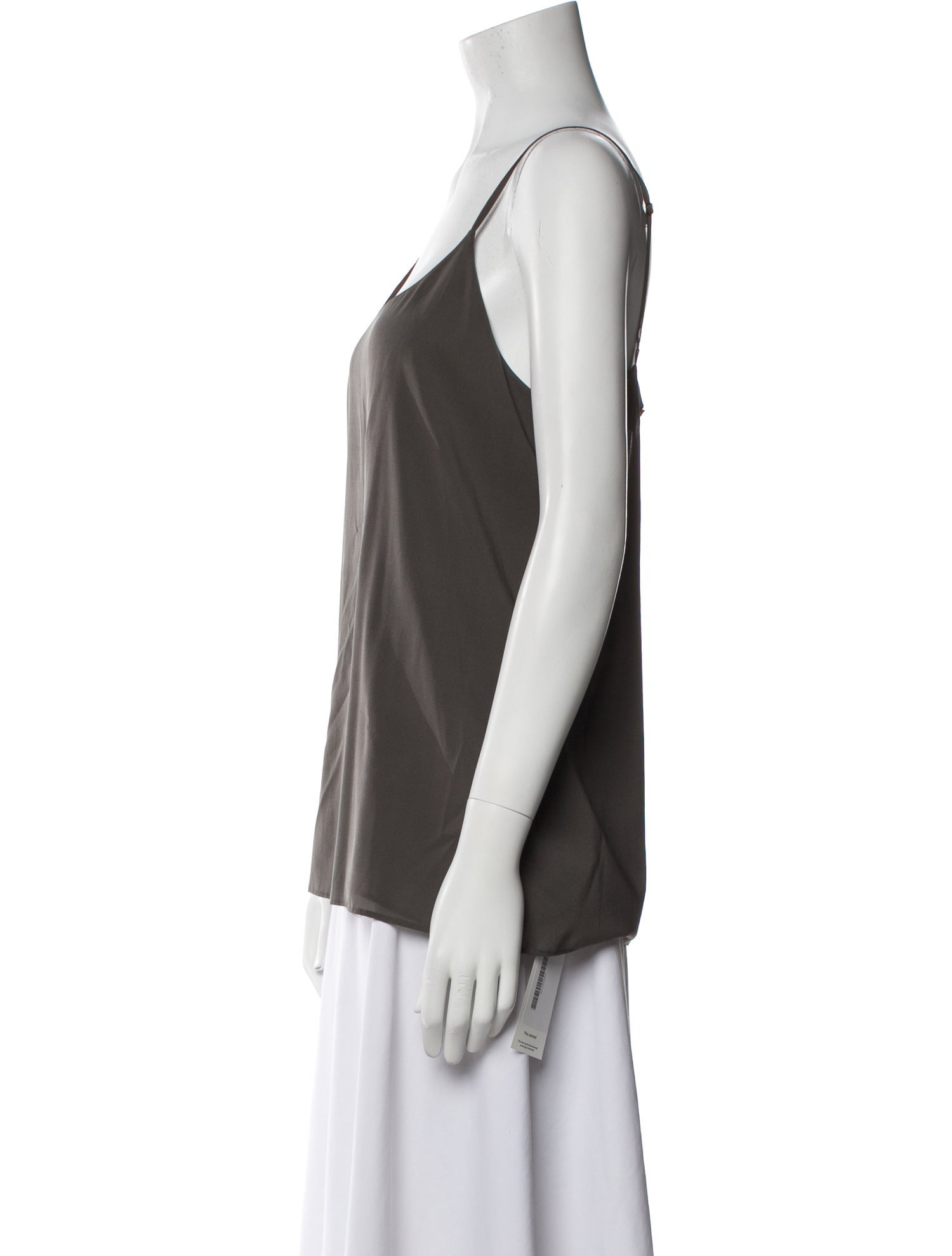 Alice + Olivia Silk Scoop Neck Top