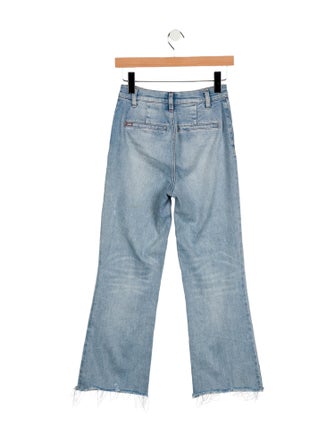 Alice + Olivia Mid-Rise Wide Leg Jeans