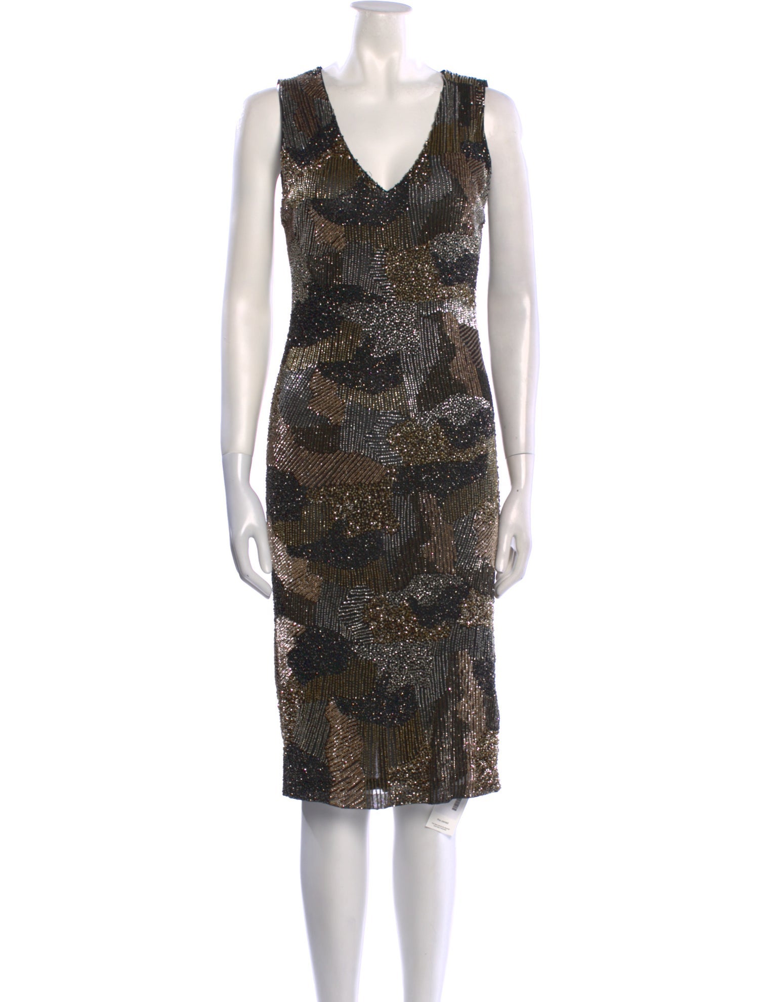 Alice + Olivia Printed Midi Length Dress