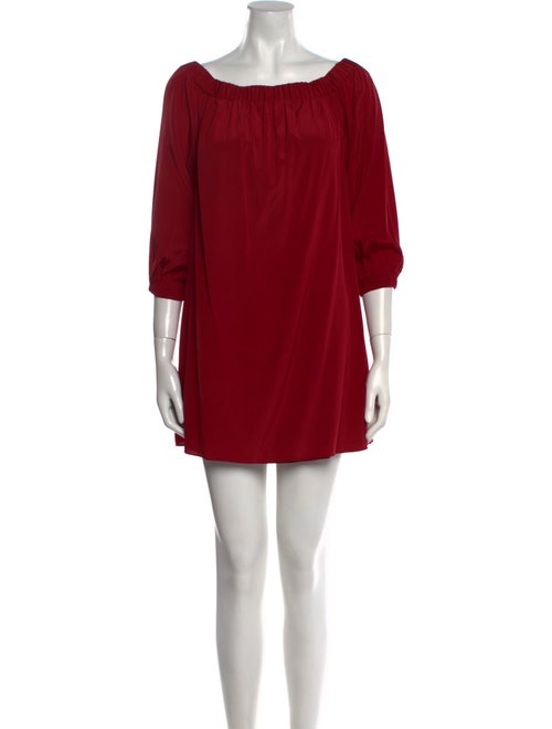 Alice + Olivia Silk Mini Dress