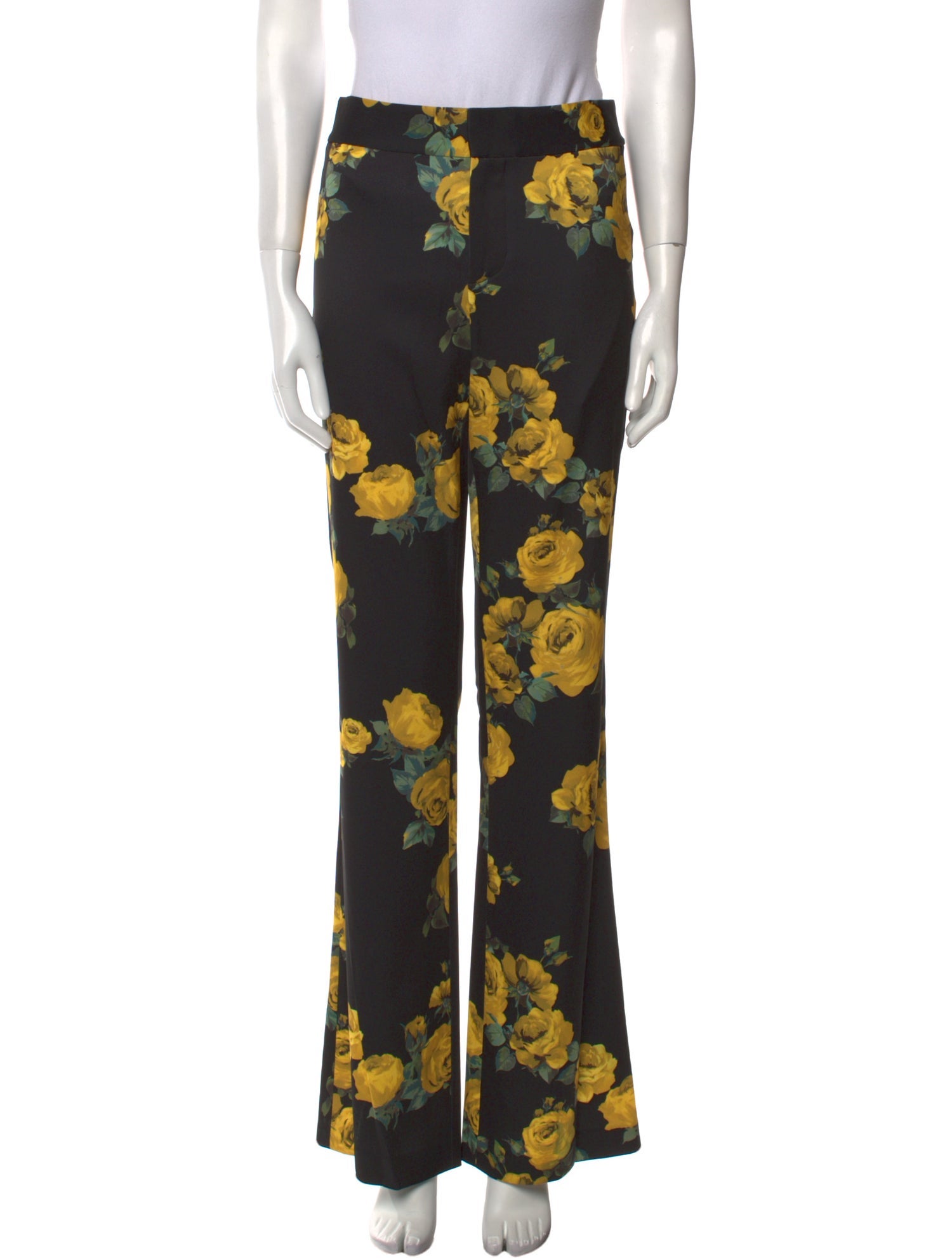 Alice + Olivia Floral Print Wide Leg Pants w/ Tags