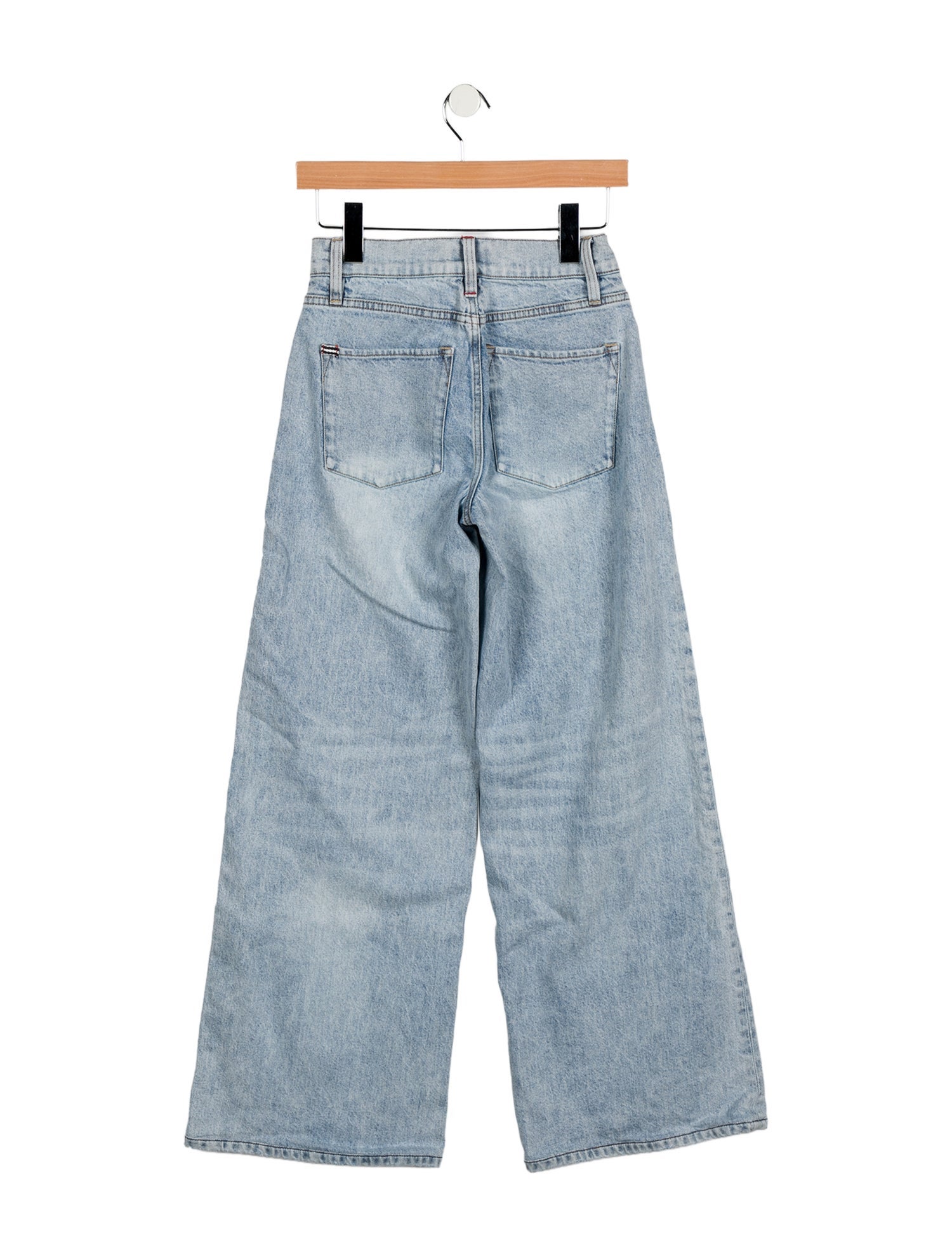 Alice + Olivia Mid-Rise Wide Leg Jeans