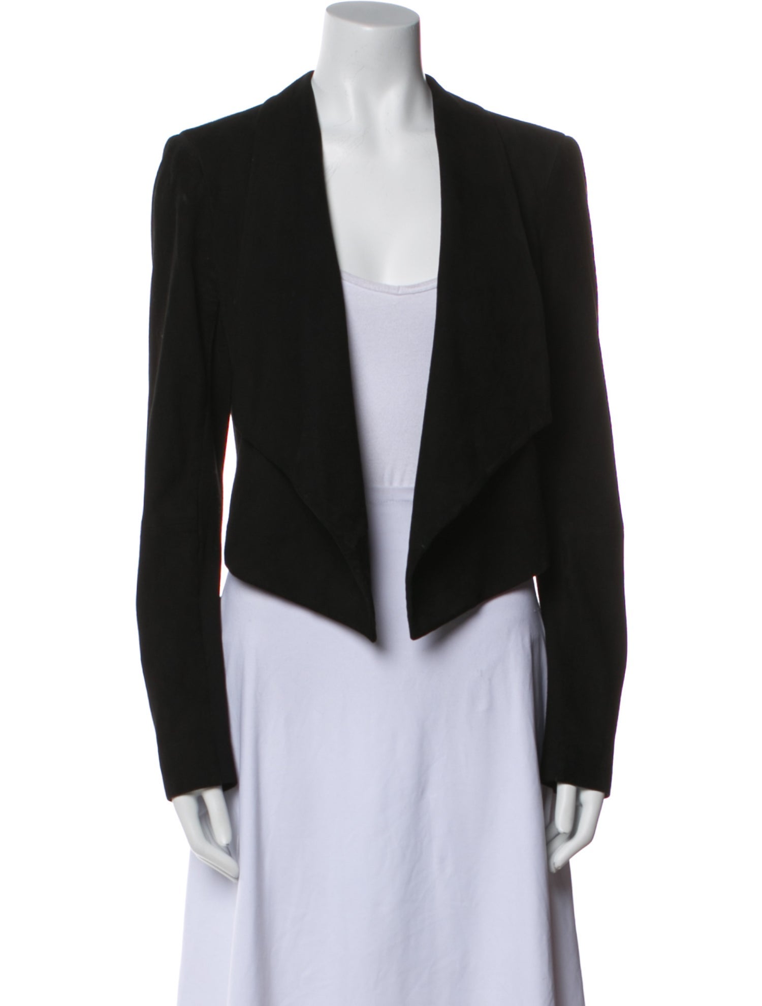 Alice + Olivia Goat Leather Blazer