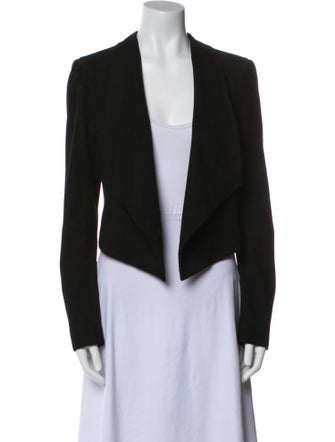 Alice + Olivia Goat Leather Blazer