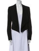 Alice + Olivia Goat Leather Blazer