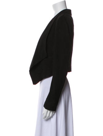 Alice + Olivia Goat Leather Blazer