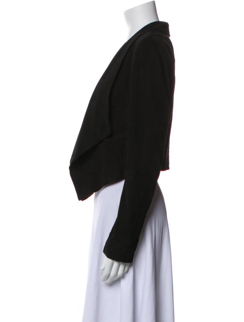 Alice + Olivia Goat Leather Blazer