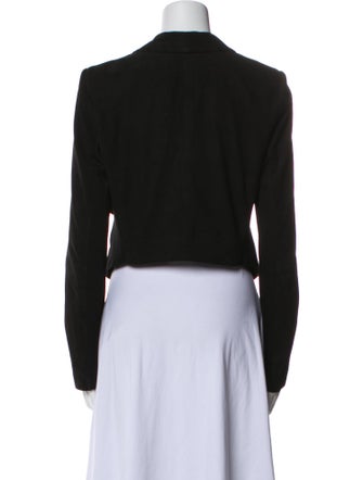 Alice + Olivia Goat Leather Blazer