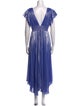 Alice + Olivia V-Neck Long Dress