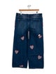 Alice + Olivia High-Rise Wide Leg Jeans