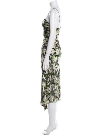 Alice + Olivia Silk Midi Length Dress