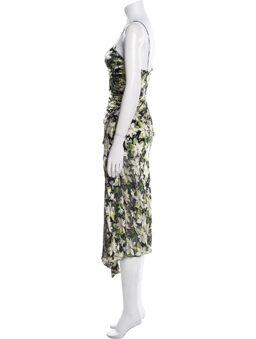 Alice + Olivia Silk Midi Length Dress