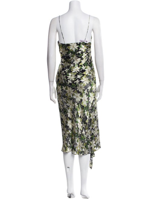 Alice + Olivia Silk Midi Length Dress