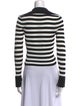 Alice + Olivia Striped Long Sleeve Polo
