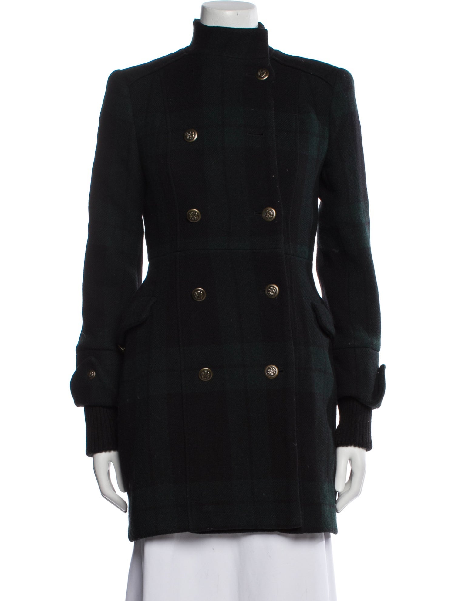 Alice + Olivia Wool Printed Peacoat