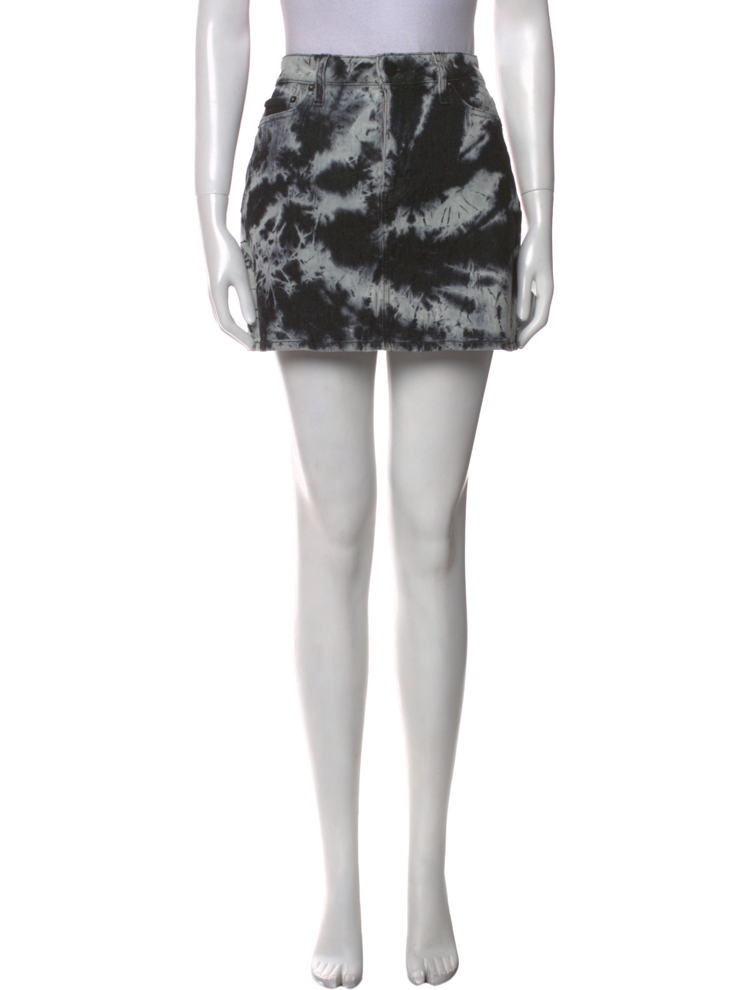 Alice + Olivia Tie-Dye Print Mini Skirt