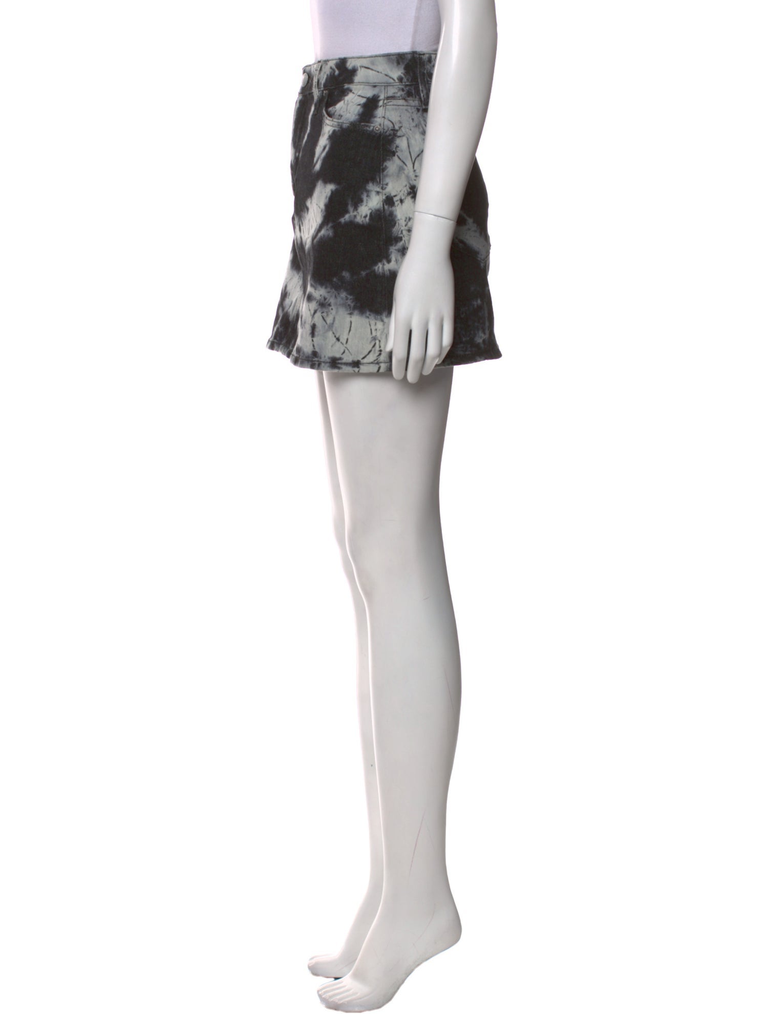 Alice + Olivia Tie-Dye Print Mini Skirt