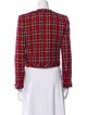 Alice + Olivia Plaid Print Bolero