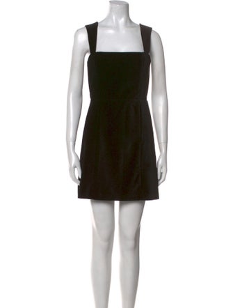 Alice + Olivia Square Neckline Mini Dress