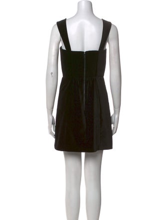 Alice + Olivia Square Neckline Mini Dress