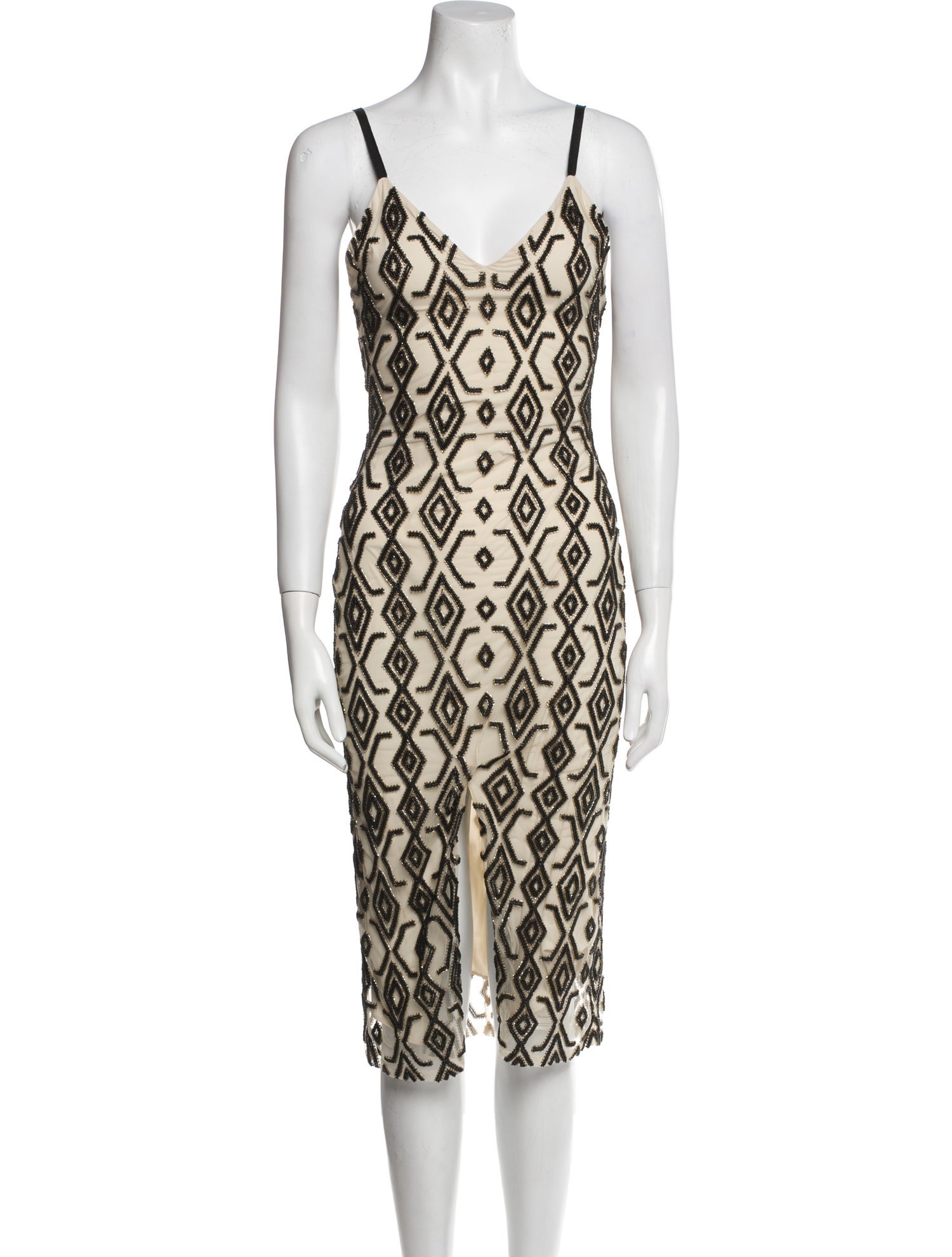 Alice + Olivia Printed Midi Length Dress
