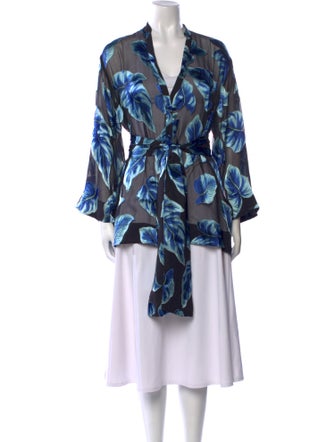 Alice + Olivia Silk Printed Blouse