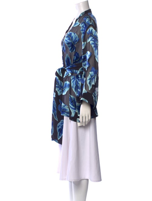 Alice + Olivia Silk Printed Blouse