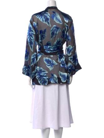 Alice + Olivia Silk Printed Blouse