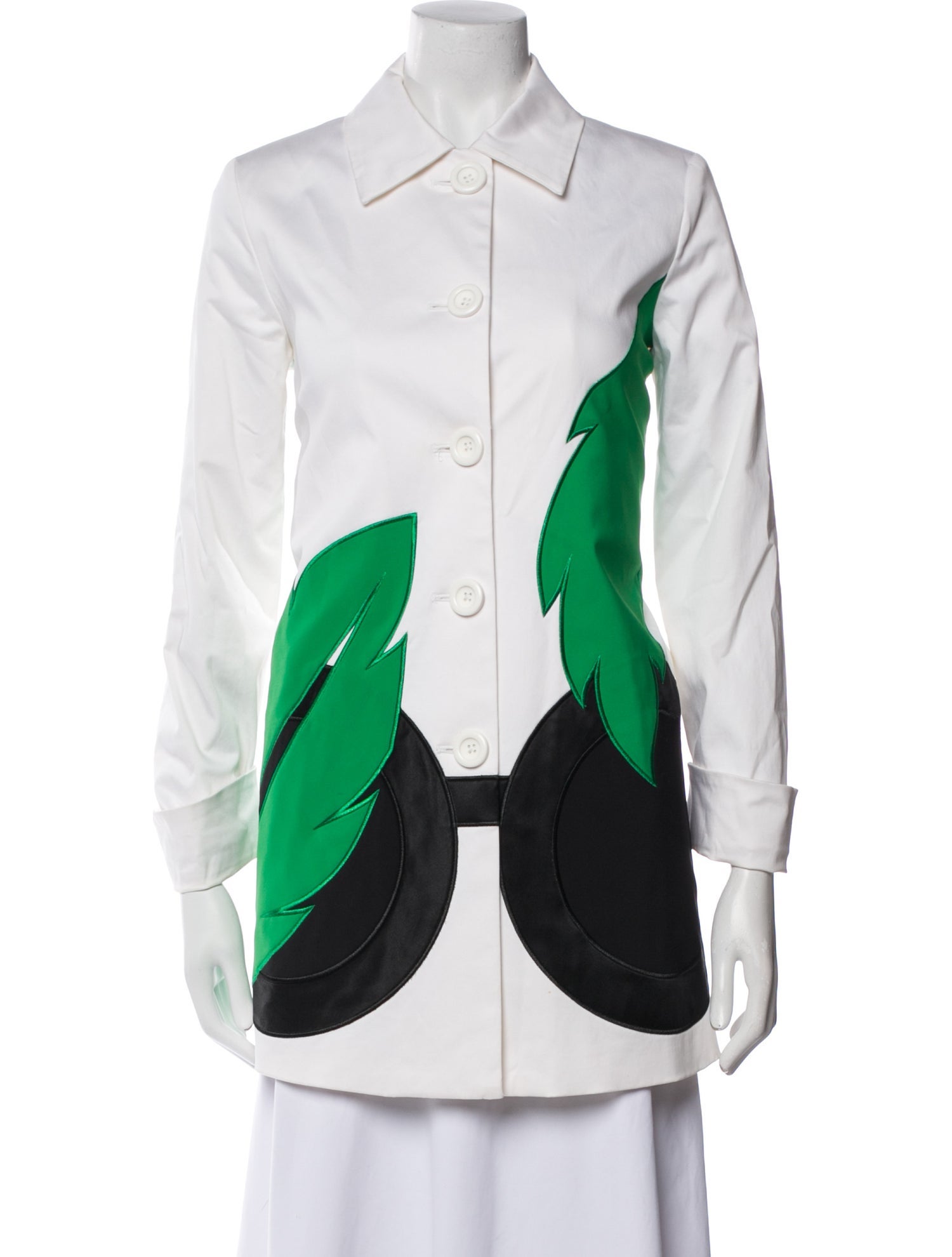 Alice + Olivia Graphic Print Coat