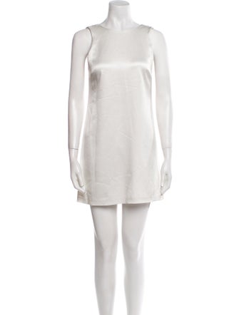 Alice + Olivia Scoop Neck Mini Dress