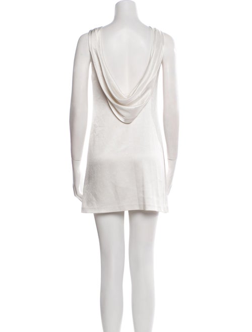 Alice + Olivia Scoop Neck Mini Dress