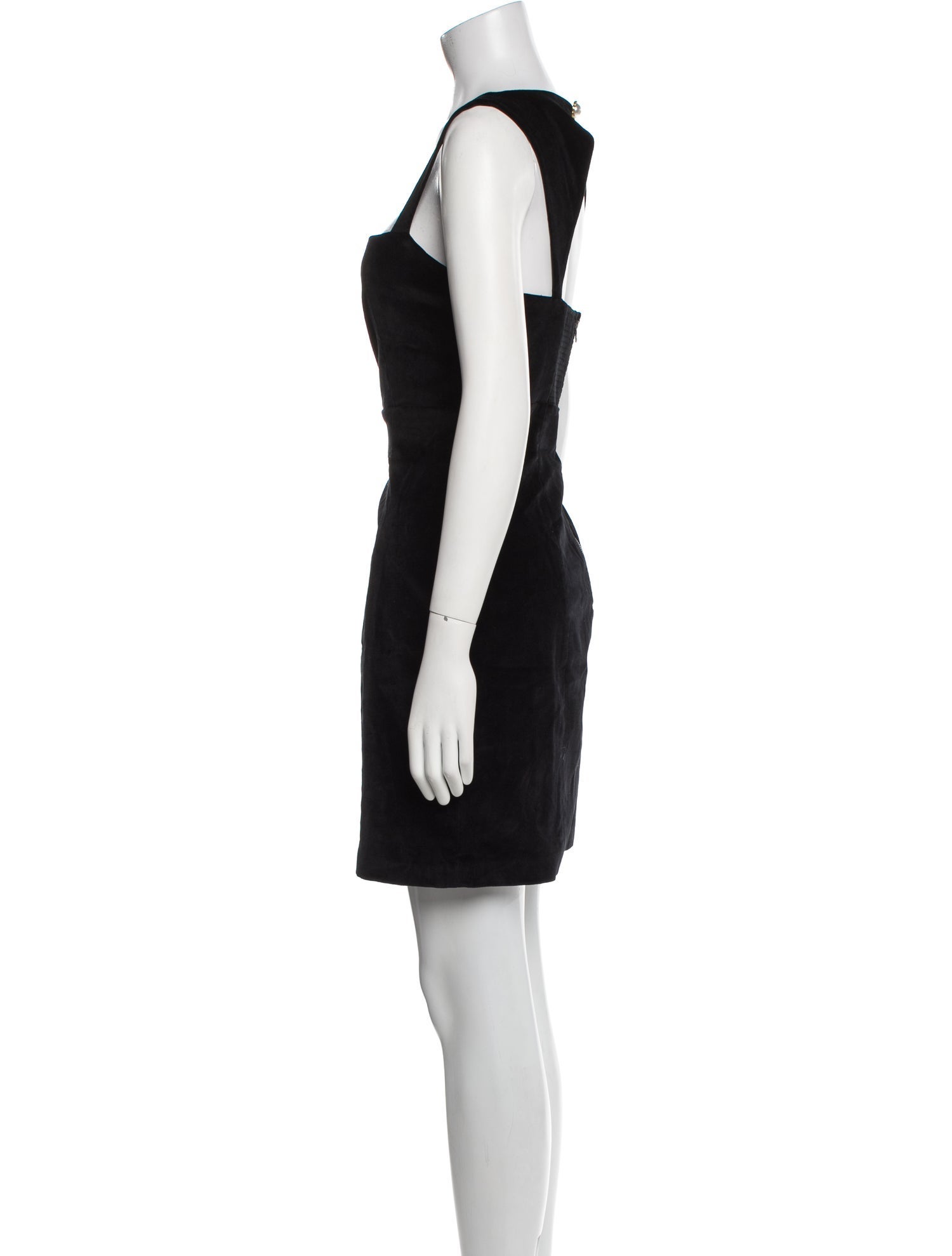 Alice + Olivia Square Neckline Mini Dress