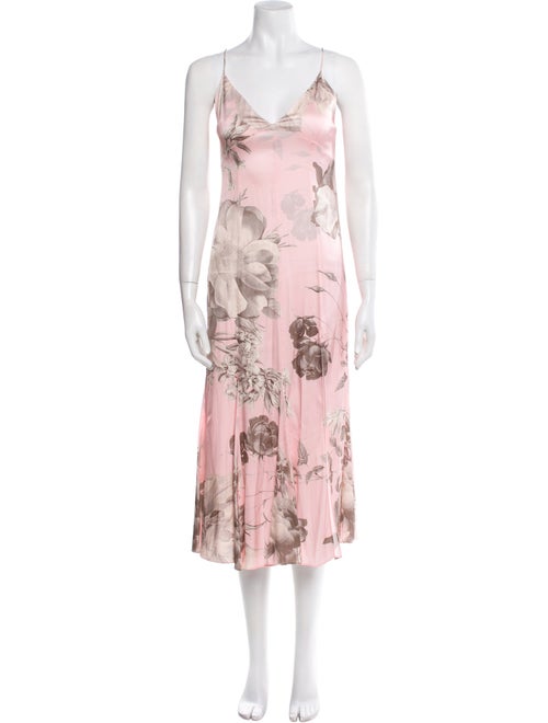 Alice + Olivia Floral Print Long Dress