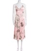 Alice + Olivia Floral Print Long Dress