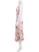 Alice + Olivia Floral Print Long Dress