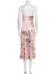 Alice + Olivia Floral Print Long Dress
