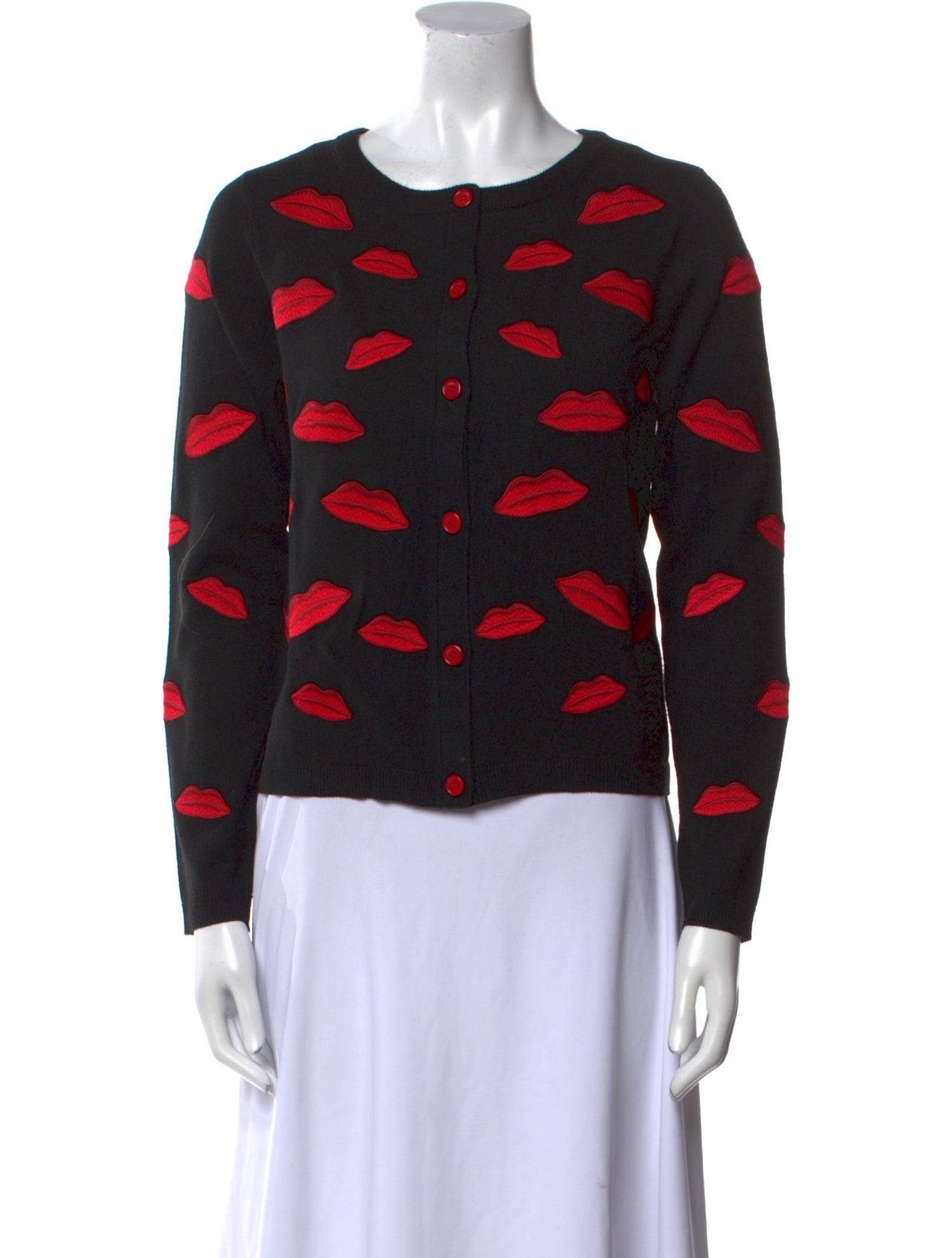 Alice + Olivia Wool Printed Sweater