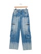 Alice + Olivia Mid-Rise Wide Leg Jeans