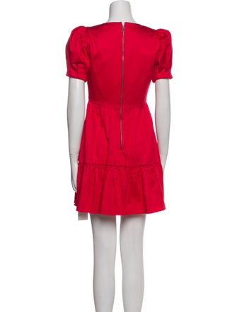 Alice + Olivia Crew Neck Mini Dress