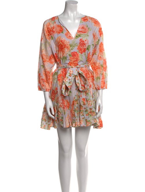 Alice + Olivia Floral Print Mini Dress
