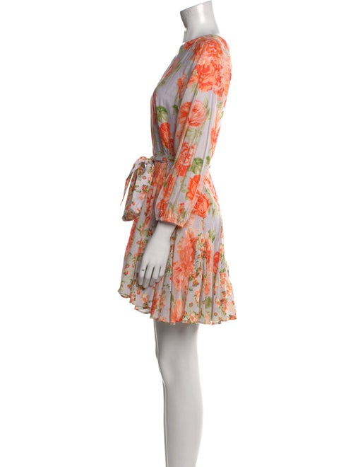 Alice + Olivia Floral Print Mini Dress
