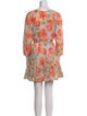 Alice + Olivia Floral Print Mini Dress