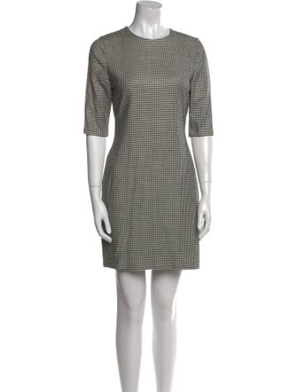 Alice + Olivia Crew Neck Mini Dress
