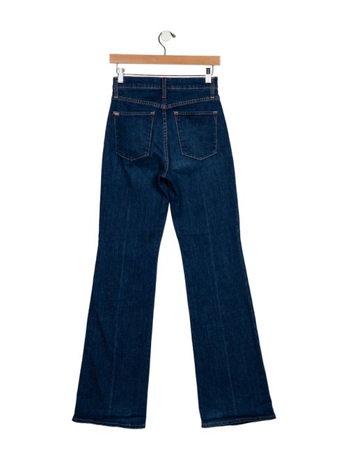 Alice + Olivia Mid-Rise Wide Leg Jeans
