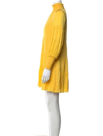 Alice + Olivia Mock Neck Mini Dress