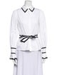 Alice + Olivia Long Sleeve Button-Up Top