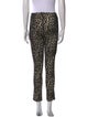 Alice + Olivia Animal Print Skinny Leg Pants