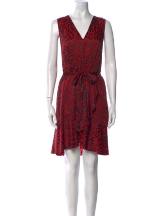 Alice + Olivia Printed Knee-Length Dress