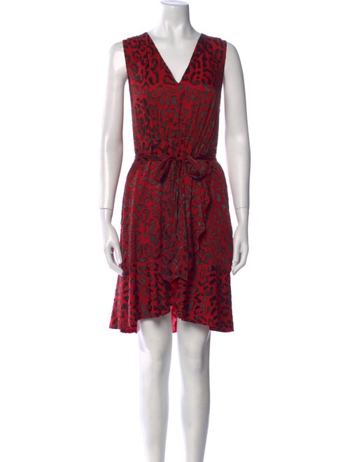 Alice + Olivia Printed Knee-Length Dress