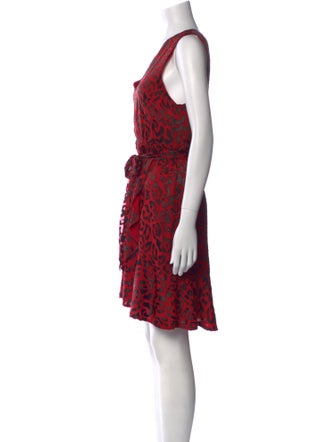 Alice + Olivia Printed Knee-Length Dress